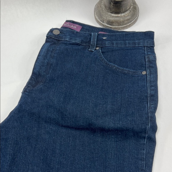 Gloria Vanderbilt Amanda Dark Blue Denim Jeans - Picture 2 of 8